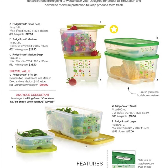 Tupperware Fridgesmart Medium - Picture 3 of 4